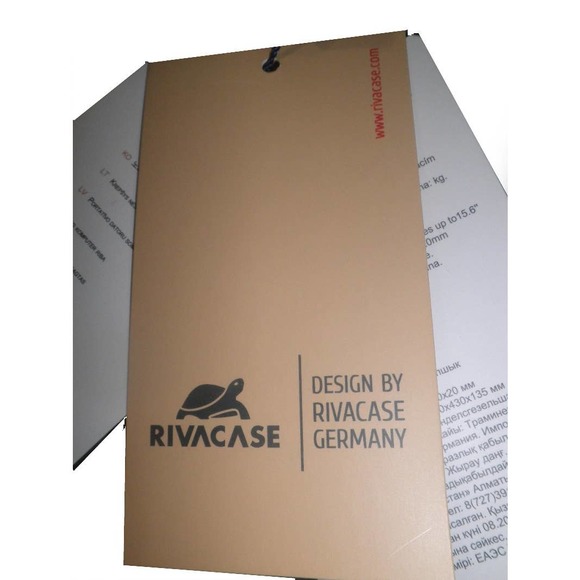 Rivacase MacBook Pro 15 In. and Ultrabook 15.6 In. Laptop Backpack, Gray #7960 - Picture 9 of 9